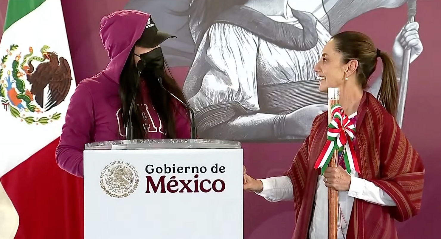 La sonrisa de la presidenta