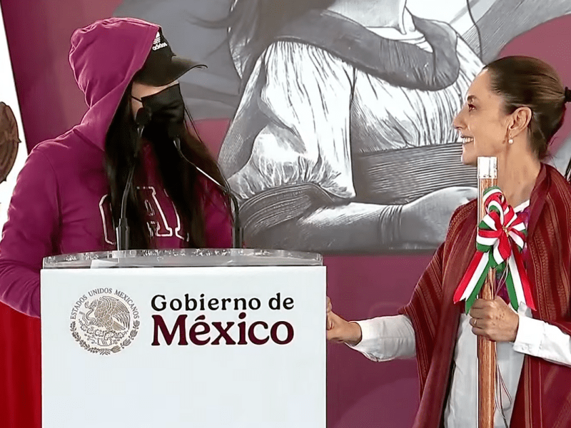 La sonrisa de la&nbsp;presidenta